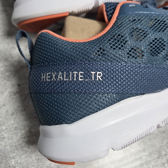 Reebok Hexalite TR Athletic Shoes Lightweight Navy Blue & Coral Women’s Size 10 - Picture 13 of 15